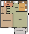 1Bed - 1Bath