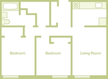 2HAB/1BA - Orlowitz Residence