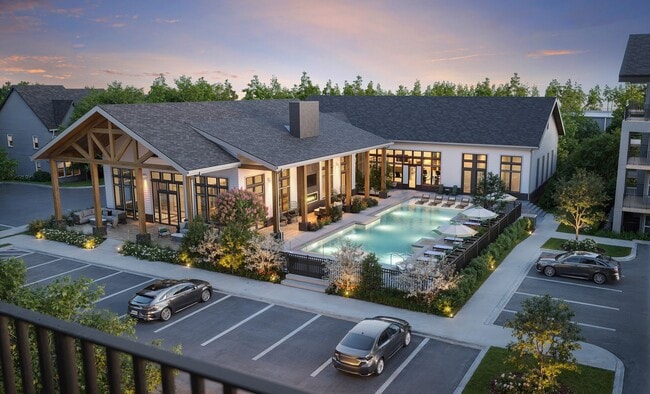 549_E1_Pool_Aerial - The Bennett