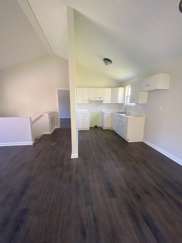 Kitchen/Hallway to Master bedroom (master bath and walk-in closet) - 205 Copper Hill Dr