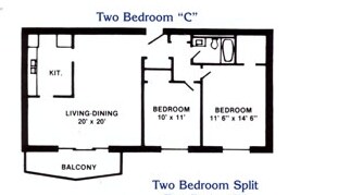 Bishop Park Apartments – 2 Bedroom High Rise