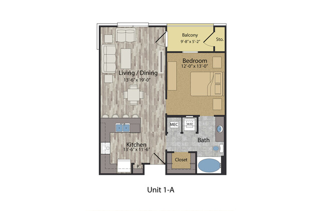 Floorplan - Patterson Flats