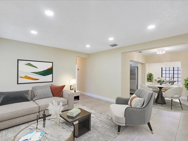 Living area staged - 6470 SW 38th St