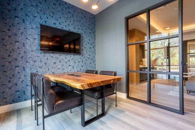 Functional and stylish office area. - Caroline at Memorial