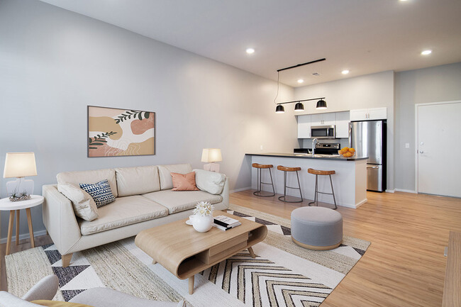 Sala de estar y cocina - Nobility Pointe