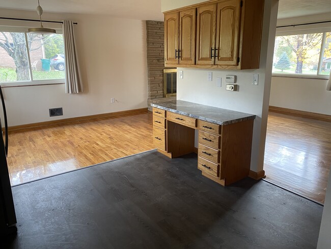 Looking at dining room from kitchen - 1018 Rainbow Rd