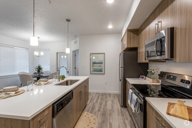 2BR, 2BA - 1,077SF - Village East Apartments & Townhomes