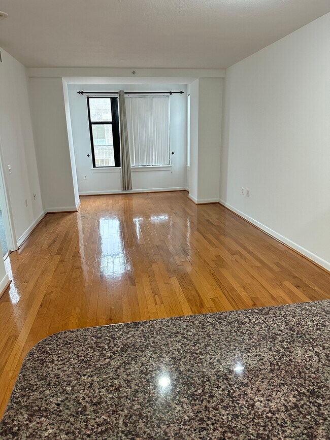 Living area view from Kitchen - 400 Massachusetts Ave NW