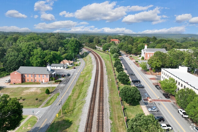 Buford was founded after a railroad connected Charlotte, North Carolina, and Atlanta.