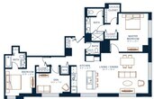 2 Bedroom w. Den - Unit 1512
