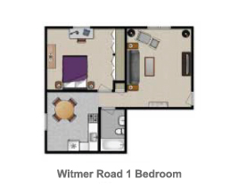 1BR/1BA - Witmer Road Apartments