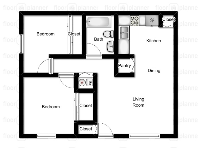 2BR/1BA - Summerhill Apartments