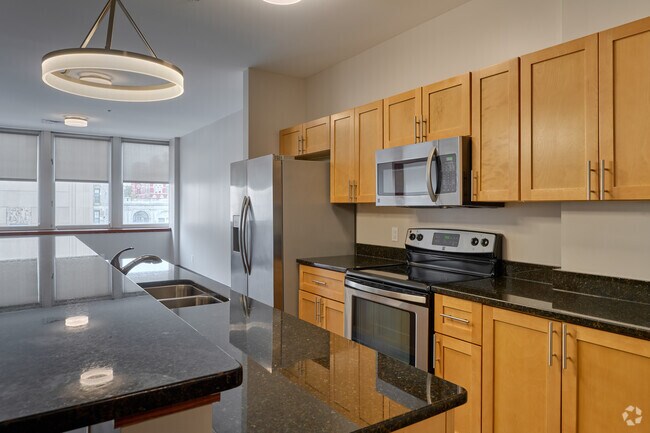 2 habitaciones, 1 baño - 1001 pies cuadrados - Cocina - 44 Exchange Blvd
