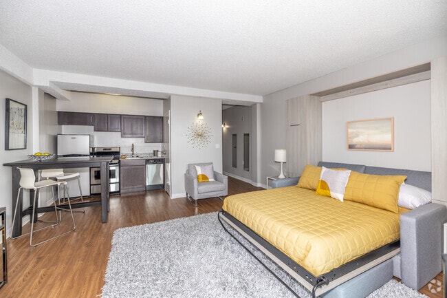 Estudio, 1 baño - 453 pies cuadrados - Sala de estar y cocina - Mansion House