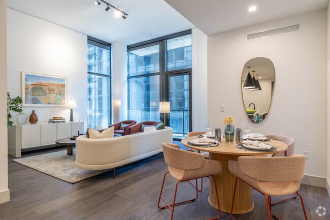 2BR, 2.5BA - 1,531SF B4 - Dining/Living Area - Maple Terrace Residences