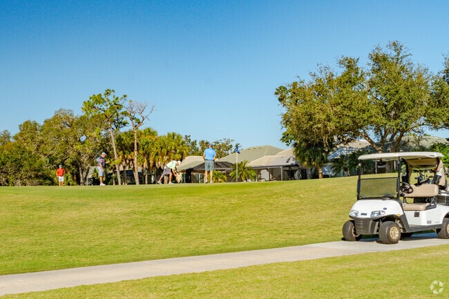 Many Venice Golf and Country Club residents practice golf daily.