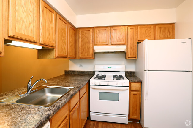 1HAB, 1BA - 714 ft² - Cocina - Emerald Pointe Apartments