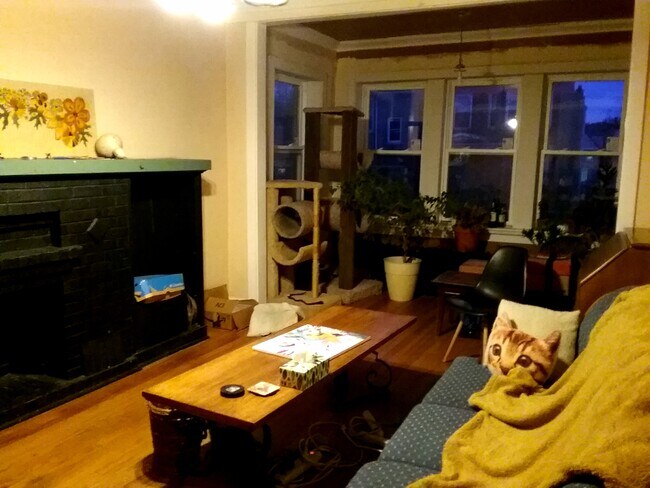 Large Living Room Area - 1502 N Springfield Ave