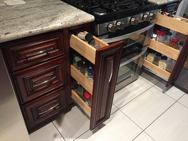 Spice Racks In Remodeled Kitchen - 1304 S Diamond Bar Blvd
