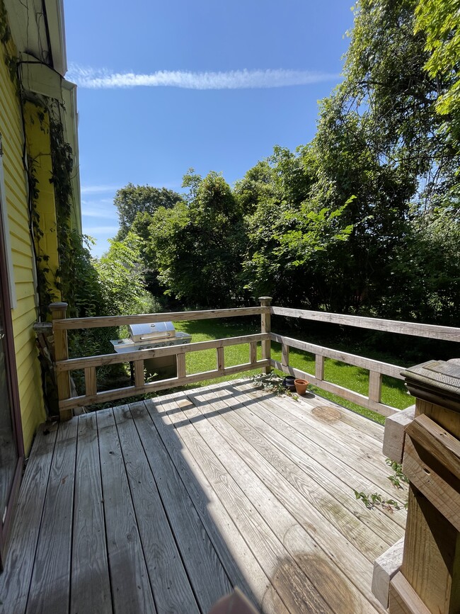 Private Deck (grill included) - 20 Washington St