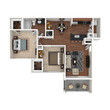 2 Bed 1 Bath 1029 SqFt (959 Net) 