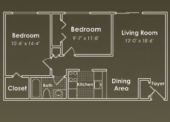 Indian Hills Senior Community – 2 Bedroom Standard