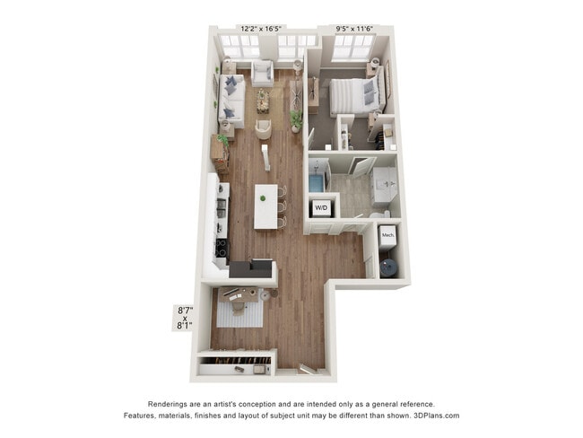 Interior Photo - Residences at Hadley Falls