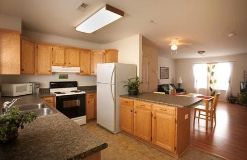 2-Bed Kitchen - The Maples of Cullowhee