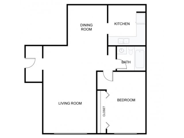 1HAB/1BA - Villagebrook Apartments