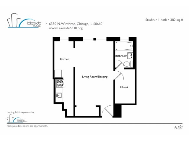 Estudio - Lakeside Edgewater Neighborhood Apartments