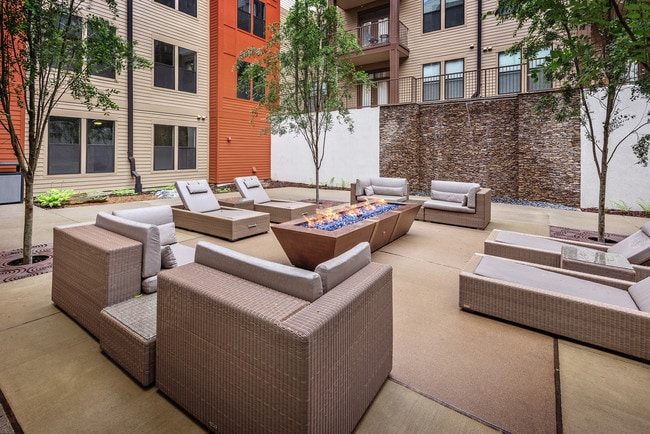 Fire pit with seating - 23Hundred at Berry Hill Apartments