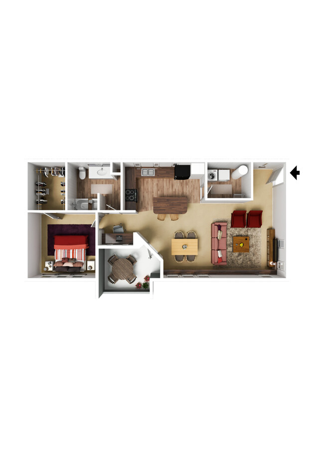 A2 Floorplan - Aria on Cave Creek Apartments