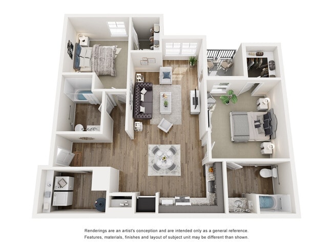 B2 - 2x2, 1,190 SqFt - Tranquility at Saint Andrews