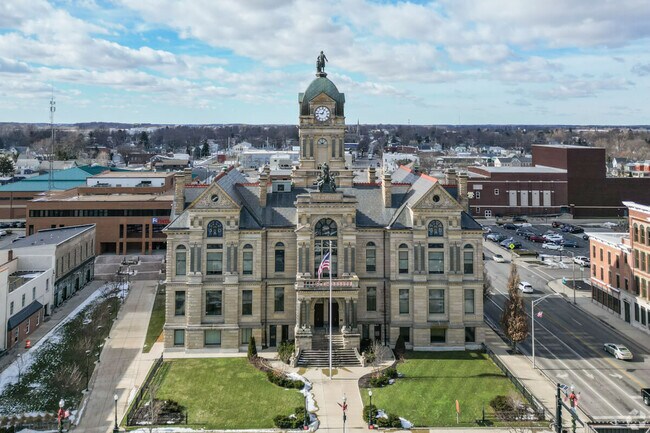 The Hancock County Courthouse in Findlay is a historic courthouse built between 1886 and 1888.