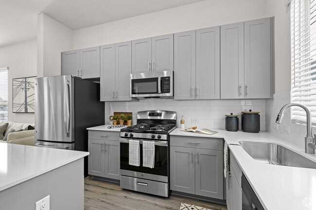 1BR, 1BA - 645SF (Valero) - Kitchen - Mission on Ascension