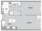 1 Bed 1 Bath-A1.7