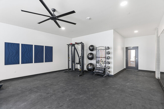 Gimnasio totalmente equipado - Vuela Apartments