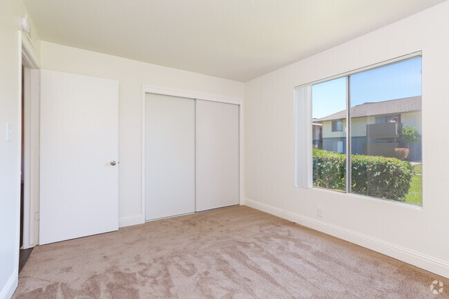 2BR, 1BA - The Aspen - Bedroom - Pine Meadows Apartments