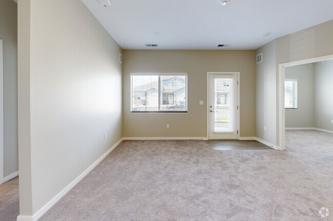 3BR, 2BA-1324SF - Living Room - The Slate on 25