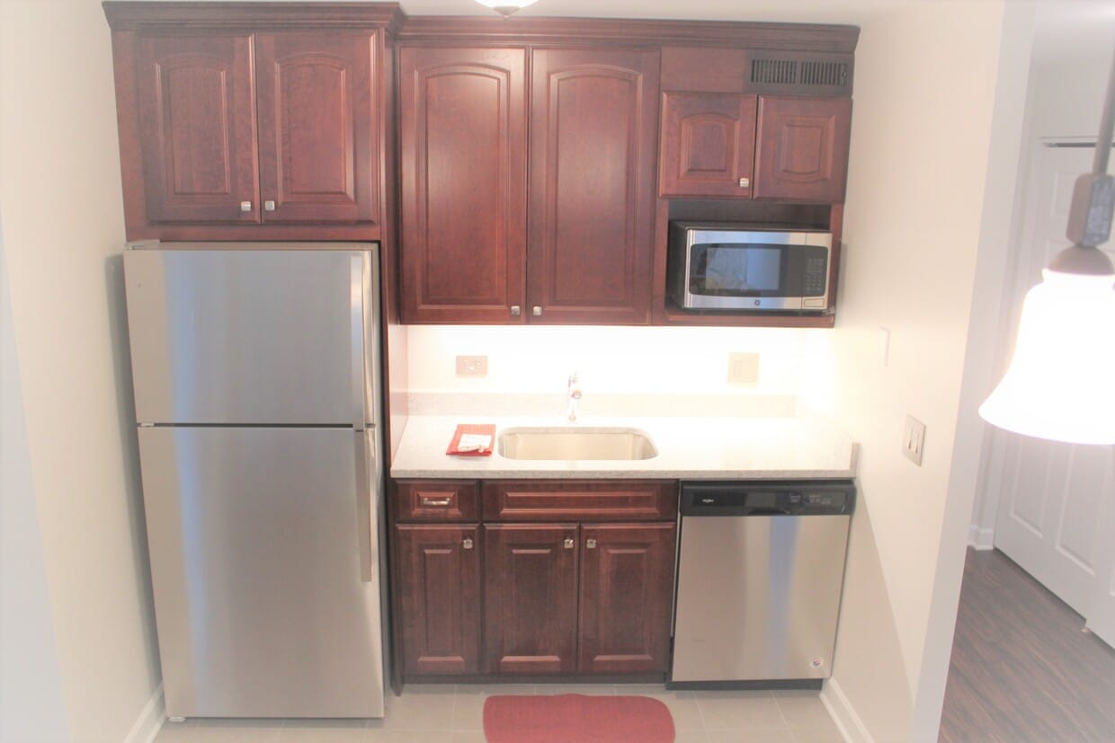 Cherry Cabinets to Ceiling - 1255 N Sandburg Terrace