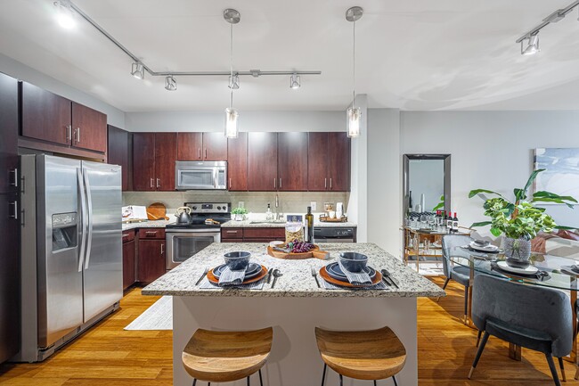 1BR, 1BA - A3 Shore - Kitchen - 1640 Victoria Park