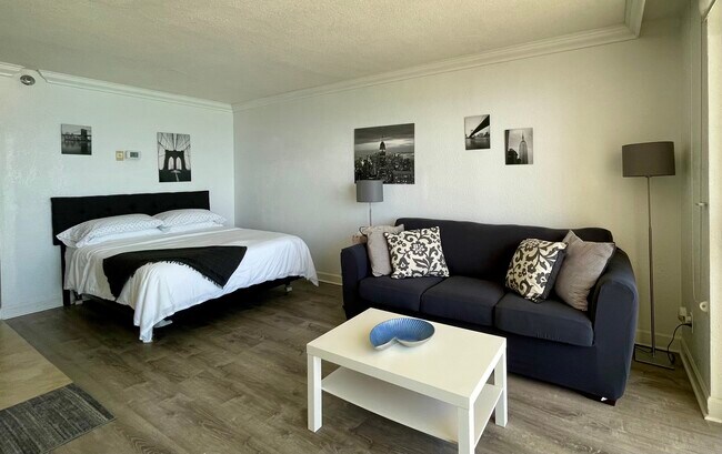 Queen Bed/Full Size Plush Sofa - 19201 Collins Ave