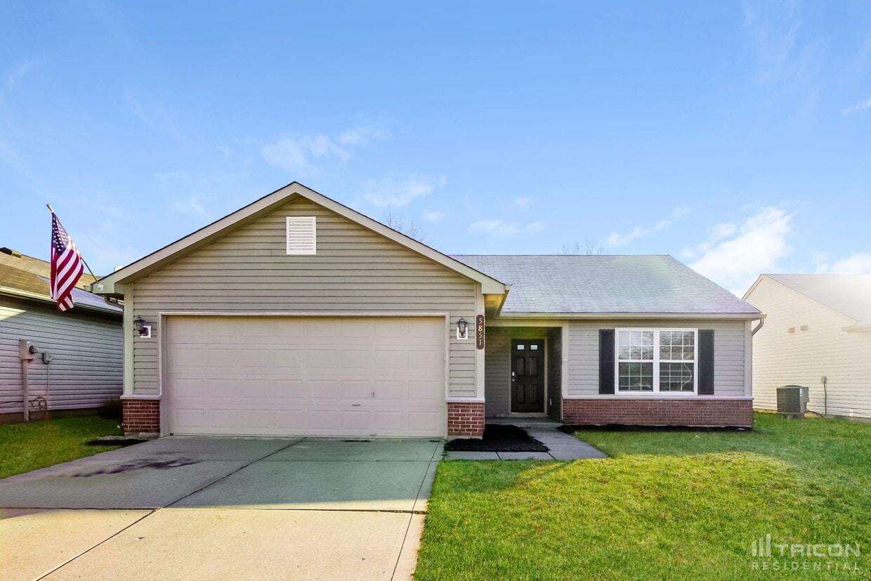 5851 Prairie Meadow Drive Indianapolis IN House Rental in