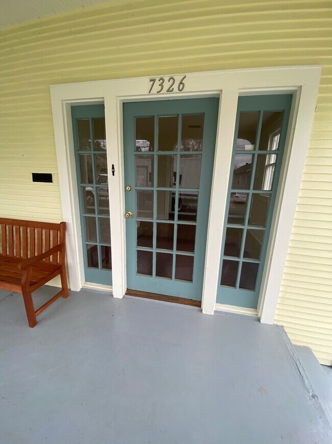 Front porch - 7326 Spruce St