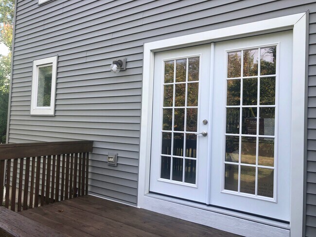 Deck and French Doors - 919 Pletcher Rd
