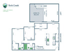 2 Bed, 1 Bath Loft - 1,076 sq ft