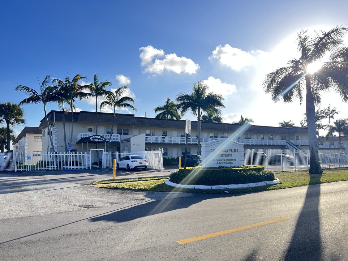 Front View of the property - Canterbury Palms Apartments