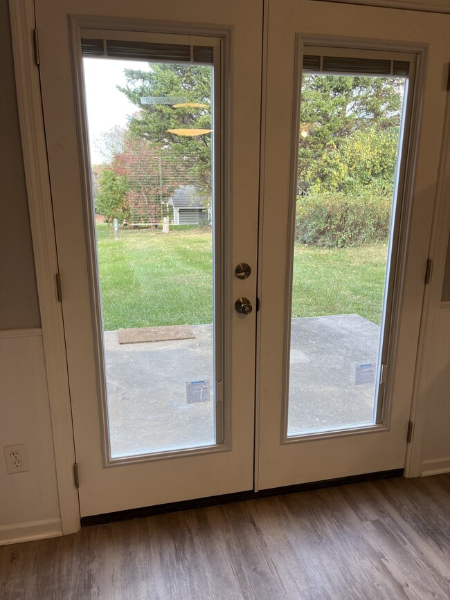 NEW French doors w/in-glass shades! - 1226 Ferd Hickey Rd