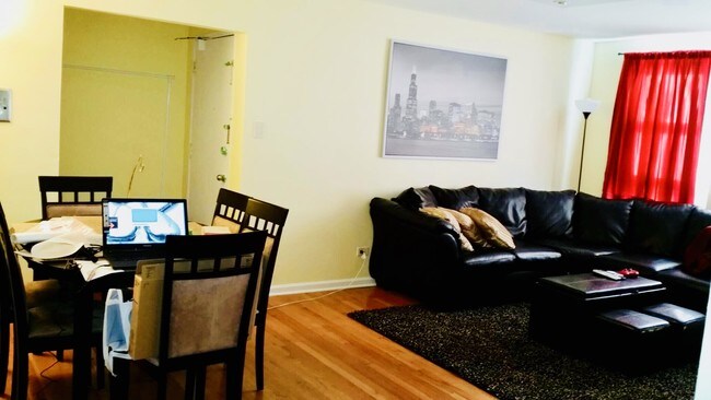 Living room and dining area - 6112 N Damen Ave