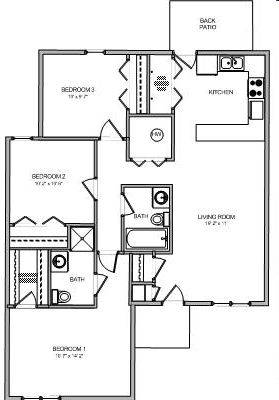 3BR/2BA - Westchester Village of Oak Grove